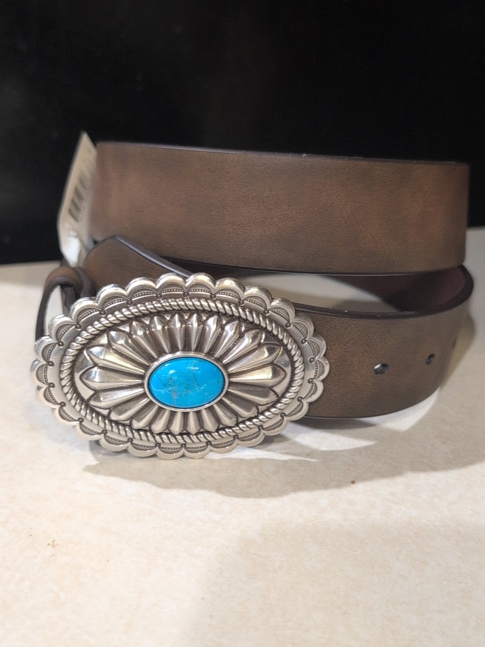 Ariat Brown Leather Belt with Retail Tag Medium